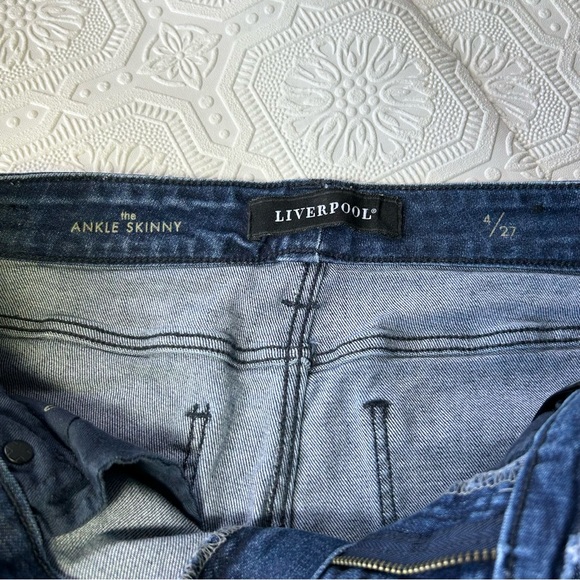 Liverpool - the Ankle Skinny Jeans Sz 4/27 EUC - Picture 4 of 12